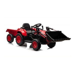 Sähkötraktori lapsille BW-X002A, punainen