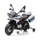 Yksipaikkainen lasten sähkömoottoripyörä poliisille BMW F850 GS, musta