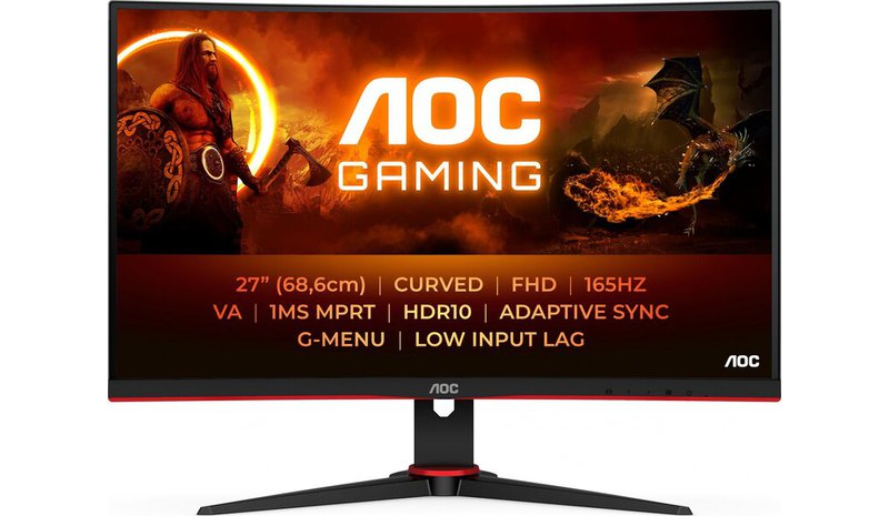 AOC C27G2E/BK (27"), näyttö