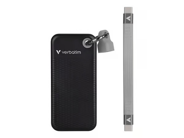 Verbatim Pocket SSD USB 3.2 Gen 2 2TB Black/Grey