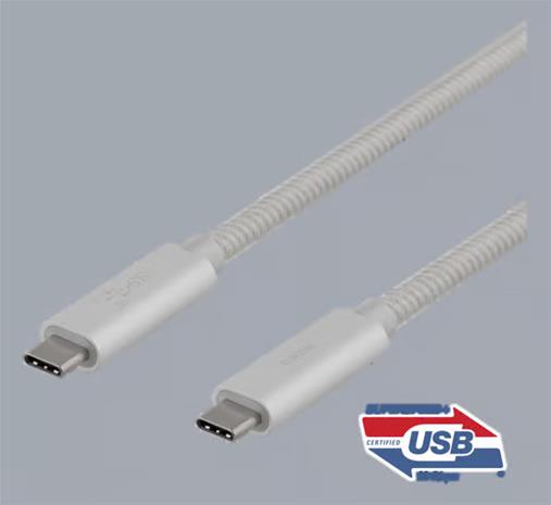 Deltaco USBC-1417M - USB-C cable - USB-C to USB-C - 1 m