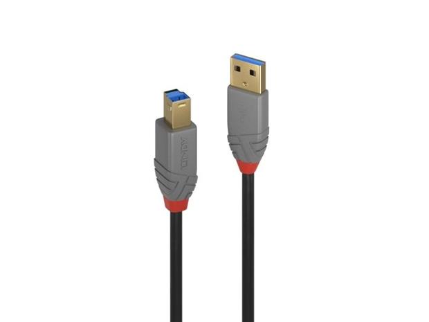 Lindy Anthra Line - USB cable - USB Type A to USB Type B - 50 cm – kuva 4/5