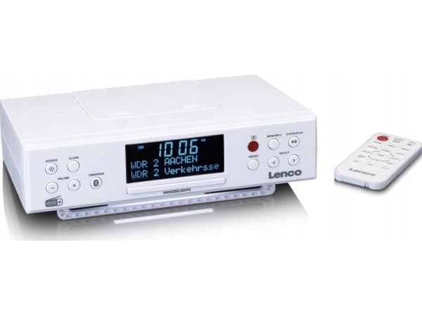 Lenco KCR-190WH DAB+/FM Bluetooth Kitchen Radio White
