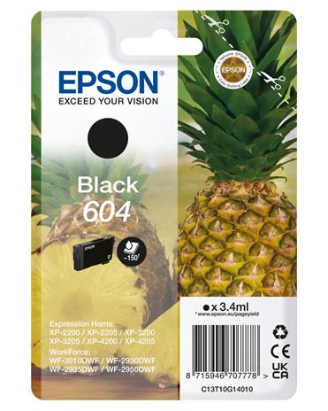 Epson 604 Pineapple Singlepack Black Ink