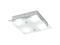 EGLO FRES 2 WALL 4L 290X290 SATIN/CLEAR – kuva 3