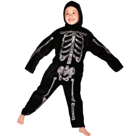 Naamiaisasu Jumpsuit Skeleton 5-6 vuotta – kuva 4/6