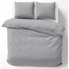 Pure puuvilla Makosatin vuodevaatteet 220x200 vaaleanharmaa Premium
