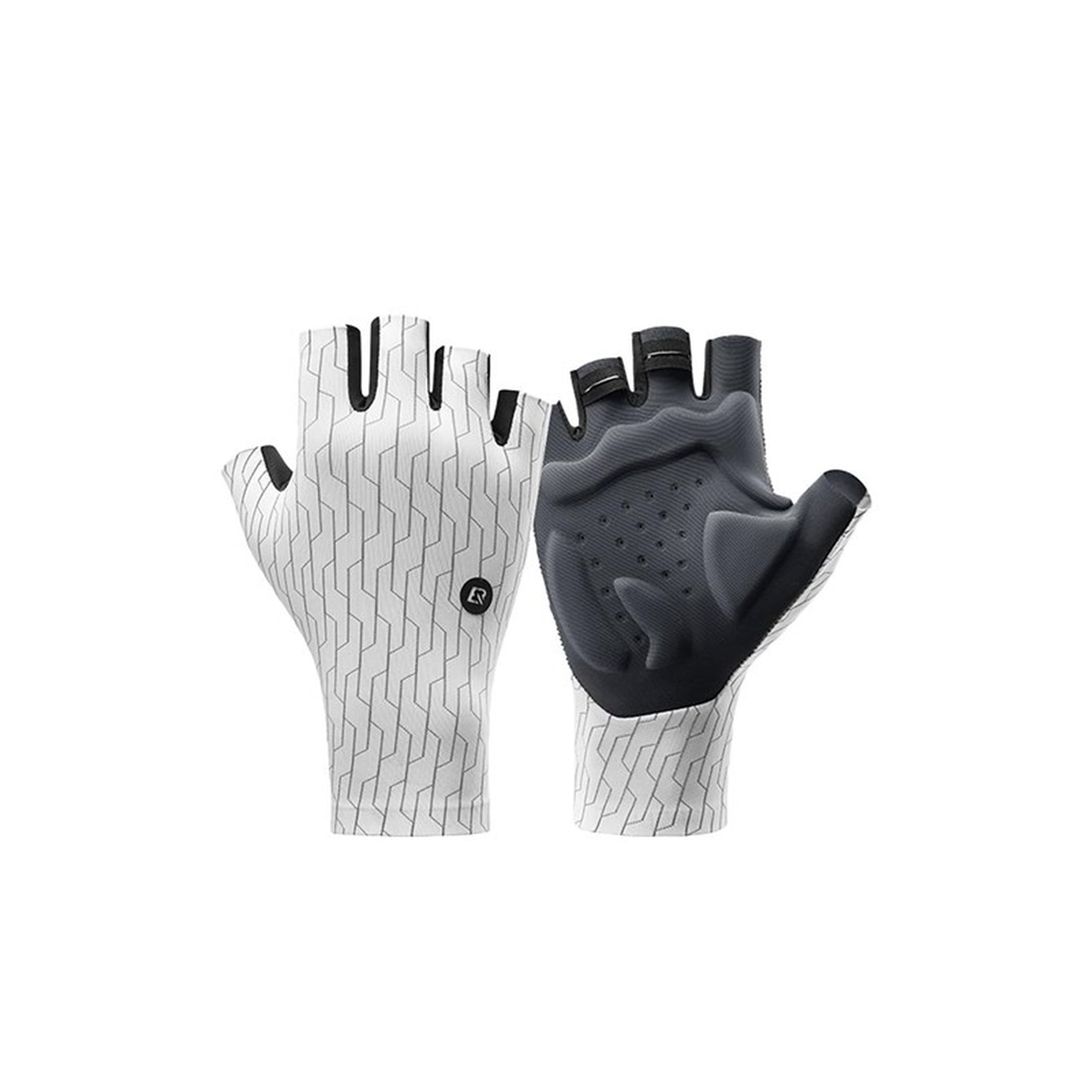 Rockbros Road Cycling Gloves Size: S - Black and White