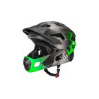 Rockbros TS-61 10110061004 Children's Bike Helmet with Detachable Chin Size M (54-57) - Green