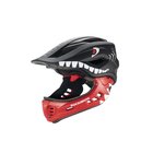 Rockbros TT-32006 Shark Children's Bike Helmet with Detachable Jaw Size S (48-52) - Black