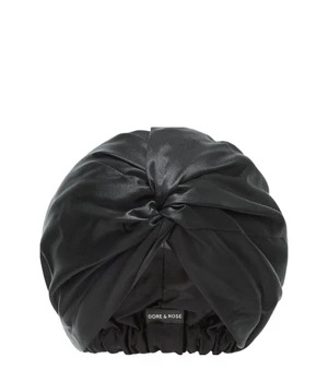 Dore & Rose Premium Silk Bonnet Black Pyyhe 1 kpl