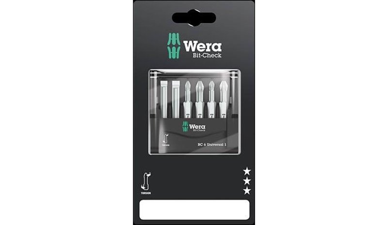 Wera Bit-Check 6 Universal 1 SB. 6 pieces – kuva 1/1
