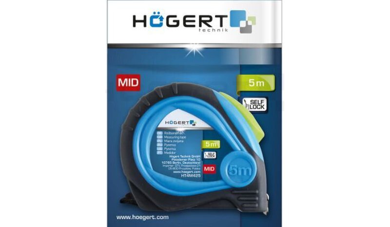 Rullamitta Hogert HT4M426; 5 m