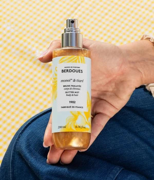 Berdoues Monoi & Tiaré Glitter Mist Vartalosuihke 200 ml