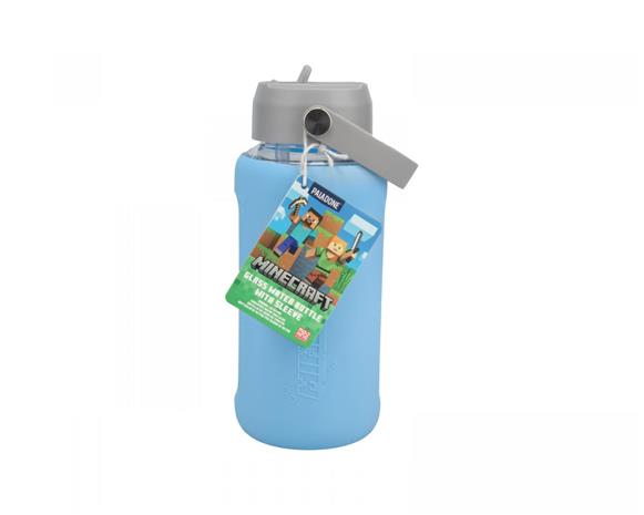 Minecraft - Glass Water Bottle with Sleeve