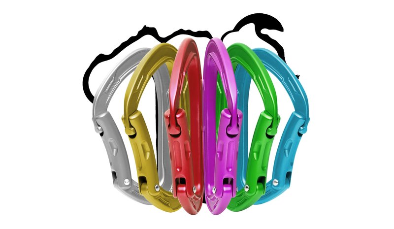 Edelrid Mission Karabiinisarja, 6 kpl.