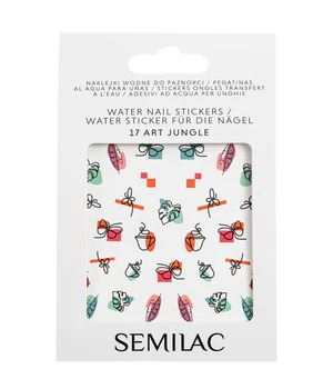Semilac Stickers 17 Art Jungle Kynsitarrat 1 kpl