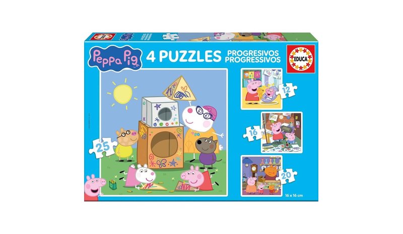 Educa - 12-16-20-25 pcs, Peppa Pig (80-20326)