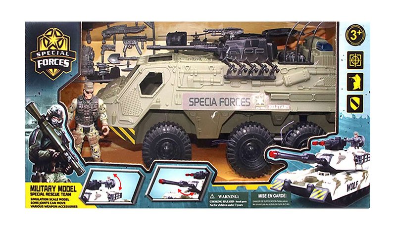 Speci - Military set w/special force tank + accessories (520372)