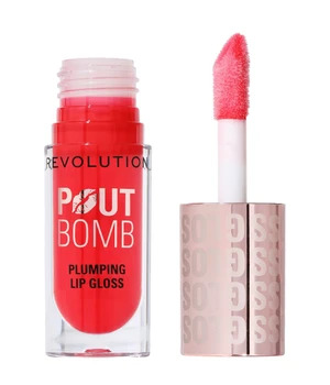 Makeup Revolution Pout Bomb Plumping Gloss Cherry Sheer Red