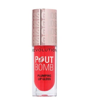 Makeup Revolution Pout Bomb Plumping Gloss Cherry Sheer Red