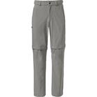 Vaude Men's Farley Stretch T-Zip Pants III, vaellushousut, herre, harmaa