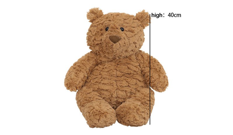 Pehmolelu, nalle, ruskea, 15,7 cm