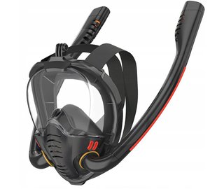 Täyskasvoinen snorkkelimaski AquaVision, 180°