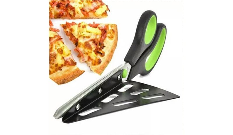 Pizzasakset pizzakuorineen