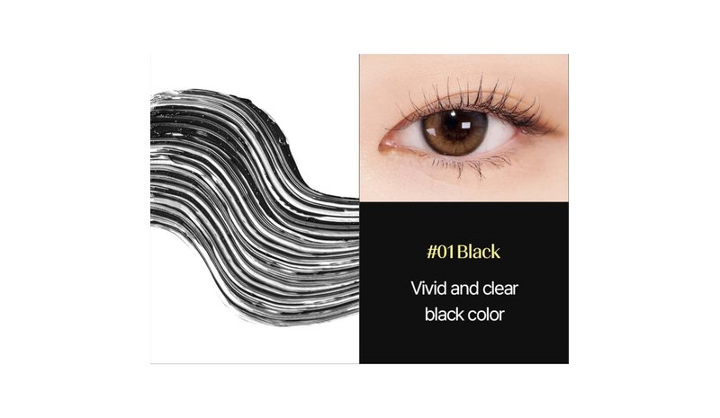 Cosnori Perfect Setting Waterproof Mascara 01 Black – kuva 1/1