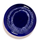 Serax Feast Plate 26,5 Cm Dark Blue / White Dotted - Ruokalautaset Kivitavara Valkoinen - B8921006I