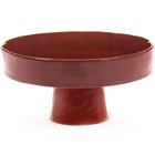 Serax La Mä¨re Bowl With Foot - Tarjoiluvadit Kivitavara Venetian Red - B5123038-317