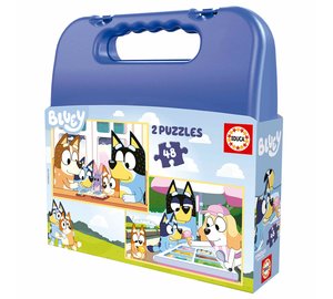 Puzzle Suitcase 2x48 - Bluey (80-19831)