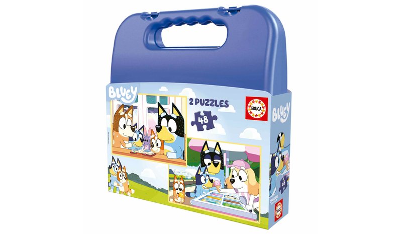 Puzzle Suitcase 2x48 - Bluey (80-19831)