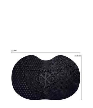 Luvia Brush Cleansing Mat Black Siveltimien puhdistaja 1 kpl