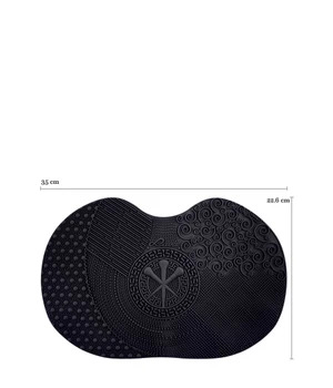 Luvia Brush Cleansing Mat Black Siveltimien puhdistaja 1 kpl