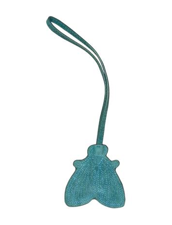 Becksöndergaard Suede Moth Bag Charm - Blue - ONE SIZE