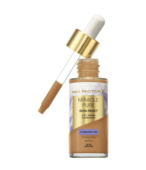 Max Factor Miracle Pure 2in1 Skin Reset Serum Foundation 80-85 Medium