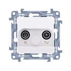Socket Rtv Simon 10 Caz.01/11 valkoinen