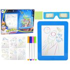 Magic 3D-valo sininen taulu ja lasit, Universaalne