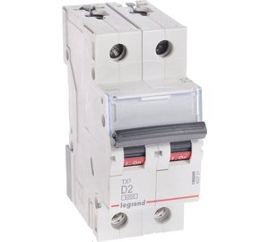 Legrand Circuit Breaker 2p D 2a 6ka Ac S302 Tx3