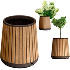 Keter-istutusruukku 29213705 5,00 kg, 51,00 cm x 51,00 cm x 62,00 cm, muovi, ruskea, älykäs kastelujärjestelmä