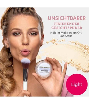 Dermacol Invisible Fixing Powder Irtopuuteri 13 g Light