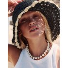 Becksöndergaard Connie Straw Hat - Black - M/L