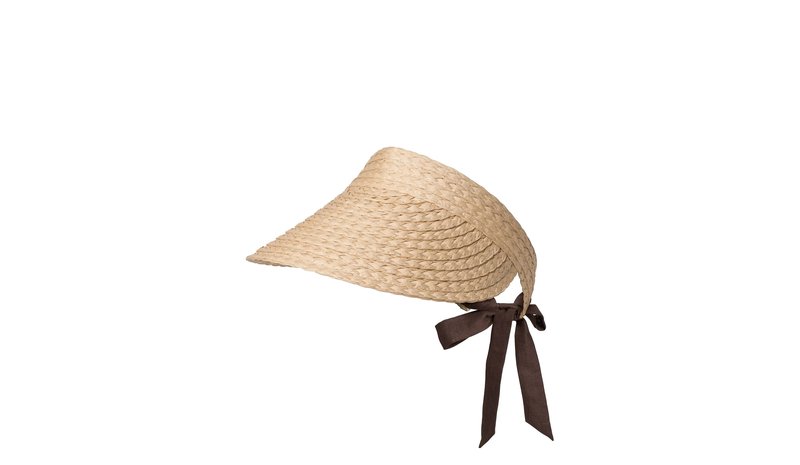 DAY ET Day Straw Visor - Brown - ONE SIZE