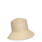 Lauren Ralph Lauren Open-Worked Straw Bucket Hat - Cream - ONE SIZE
