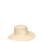 Lauren Ralph Lauren Open-Worked Straw Sun Hat - Cream - ONE SIZE