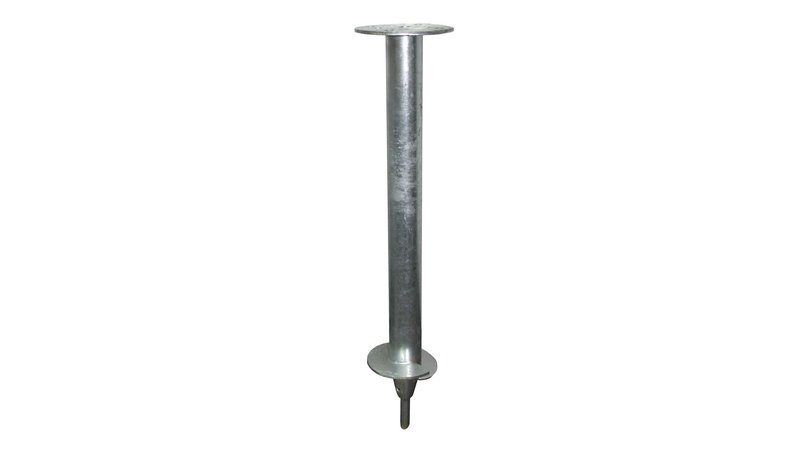 CETAP 1150 x 60 mm kierreteräspaalu laipalla