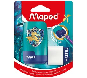 Maped Dragon+täyttö teroitin/pyyhekumi