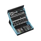Hazet SmartCase 2200SC-2 Bittisarja 50 kpl Unbrako, Avaimenreikä, Phillips-avaimenreikä, Pozidriv-avaimenreikä, Ulompi kaksoiskuusikulma, T-profiili